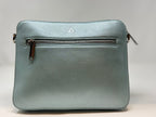 Petit sac bandoulière avec porte carte détachable bleu céleste | Kennedi