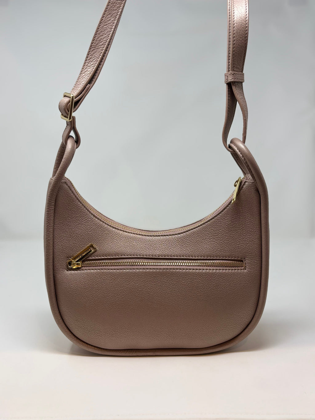 Sac à bandoulière rose platine - Sabrina
