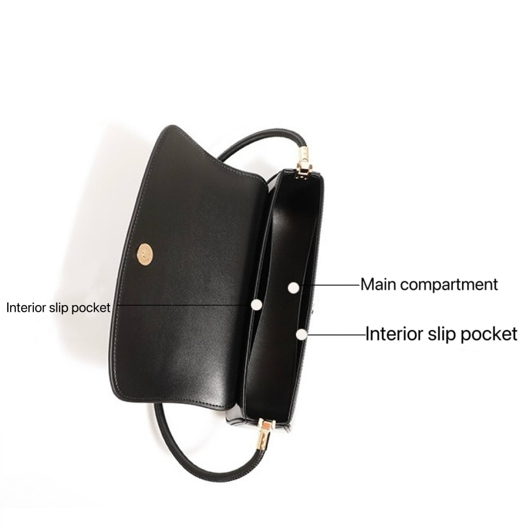 Womens Genuine Leather Minimalist Saddle Tote  2025 Commuter Edition