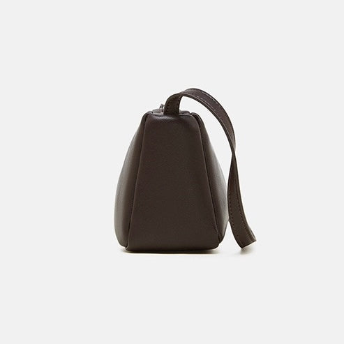 Womens Genuine Leather Minimalist Soft Crossbody Shoulder Bag