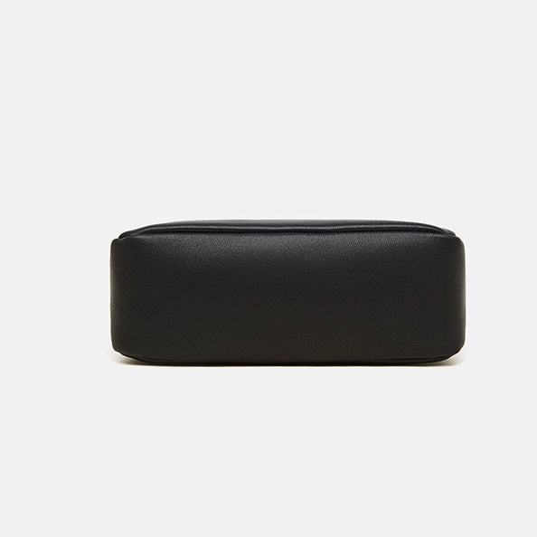 Womens Genuine Leather Minimalist Soft Crossbody Shoulder Bag