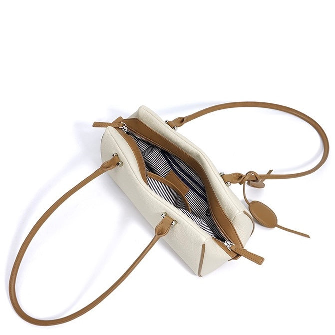 Women Genuine Leather Light Luxury Pendant Shoulder Handbag