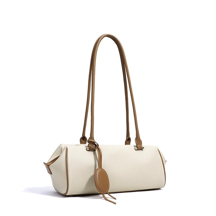 Women Genuine Leather Light Luxury Pendant Shoulder Handbag