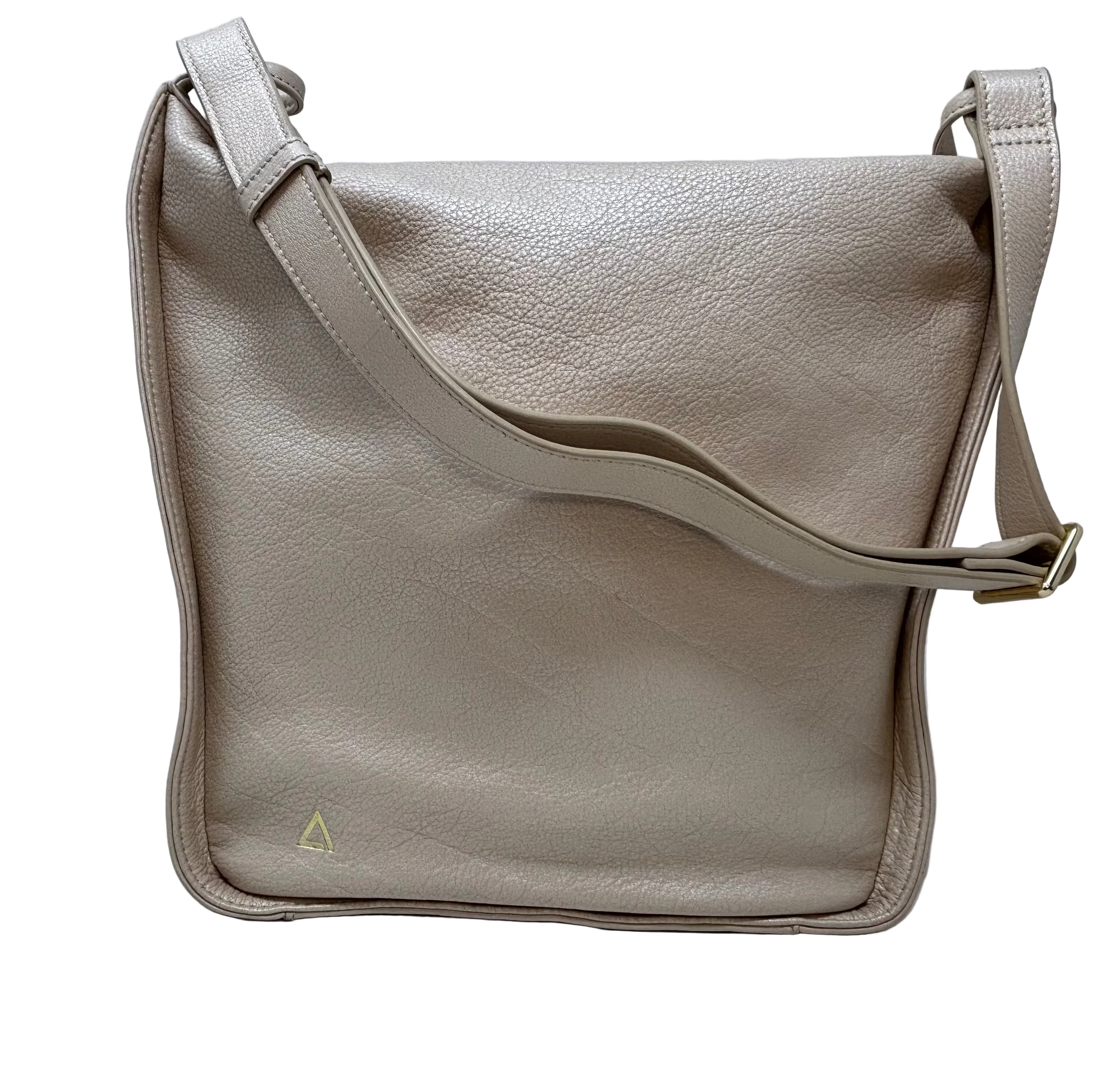 sac à main souple en bandoulière, champagne | Julie