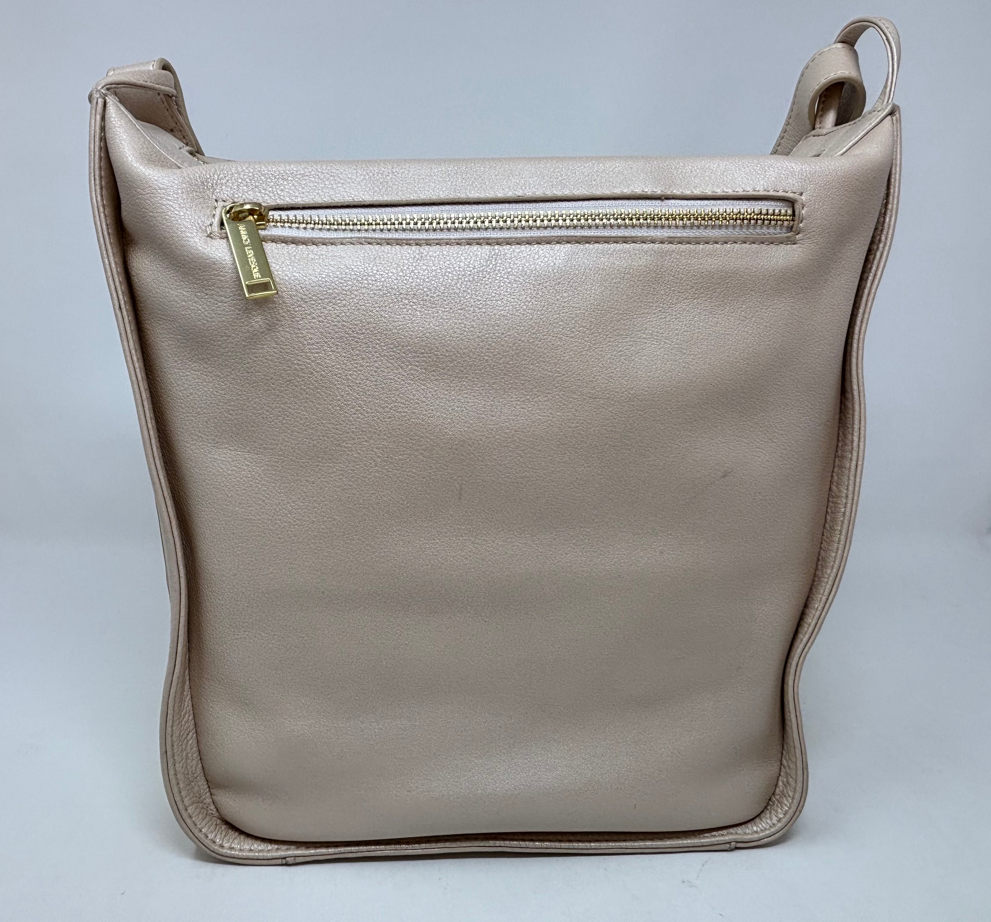 sac à main souple en bandoulière, champagne | Julie