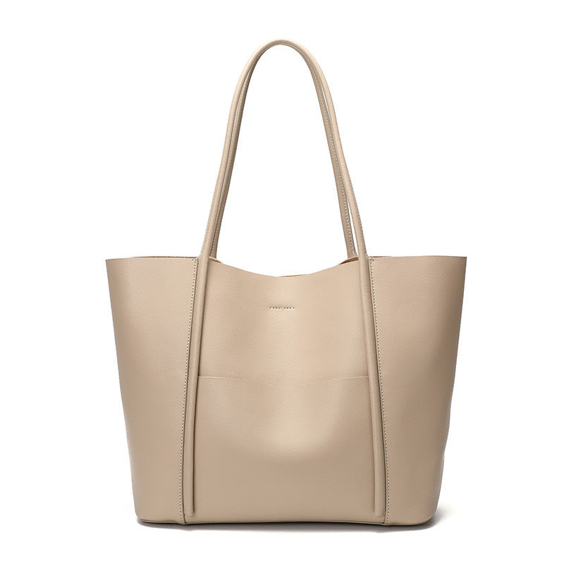 Womens Genuine Leather Summer Tote Bag