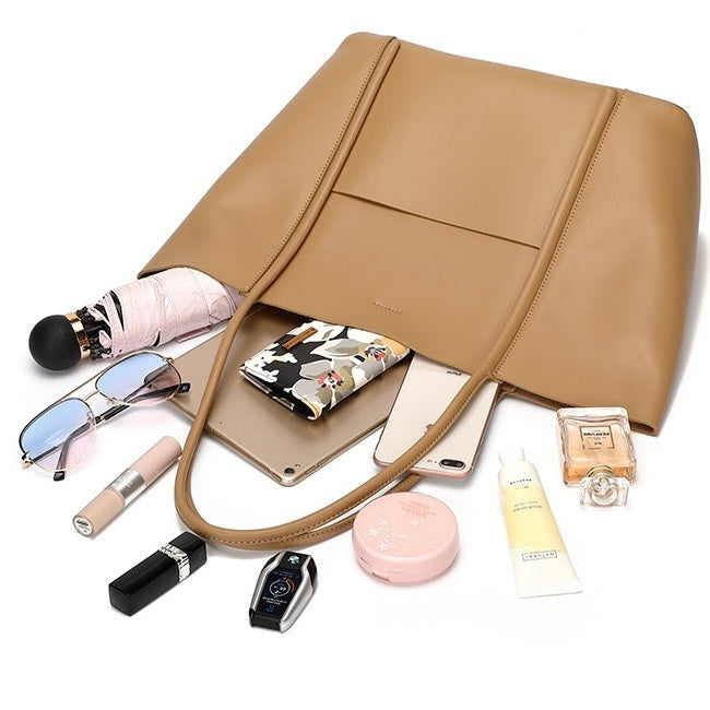 Womens Genuine Leather Summer Tote Bag