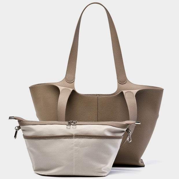 2025 New Womens Genuine Leather Large Capacity Commuter Tote Bag