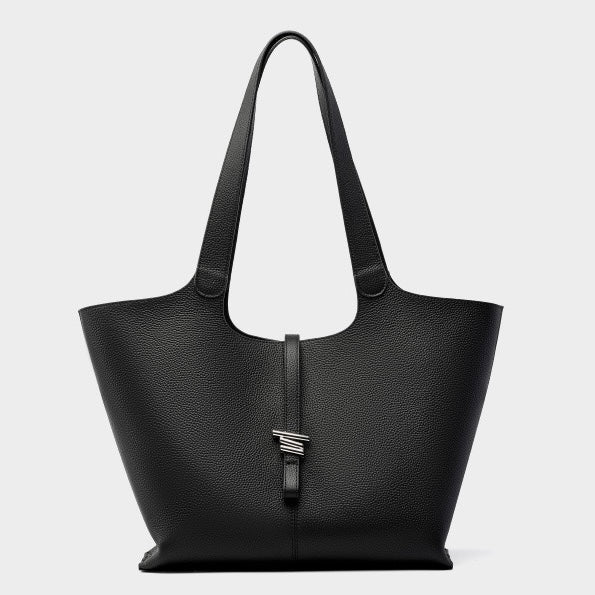 2025 New Womens Genuine Leather Large Capacity Commuter Tote Bag
