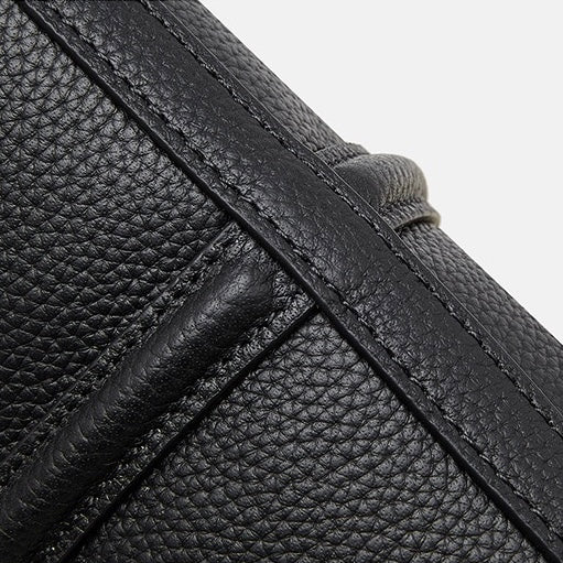 Womens Luxury Genuine Leather Commuter Tote Bag with Inner Pouch