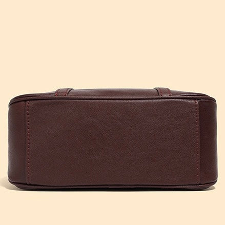 Womens Genuine Leather Boston Pillow Bag