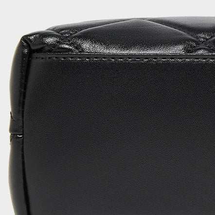 Womens Genuine Leather Chain Shoulder Crossbody Bag in Commuter Chic Style