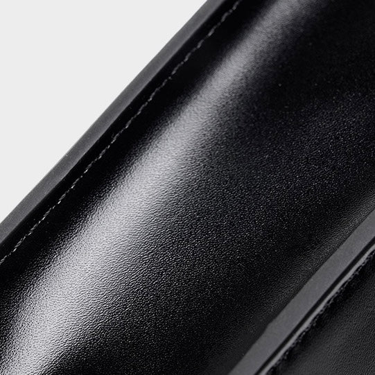 Womens Luxurious Genuine Leather Underarm Baguette Bag