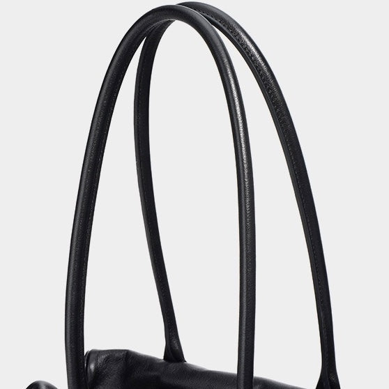 Womens Genuine Leather Triangle Barrel Shoulder Bag  2025 Vintage Edition