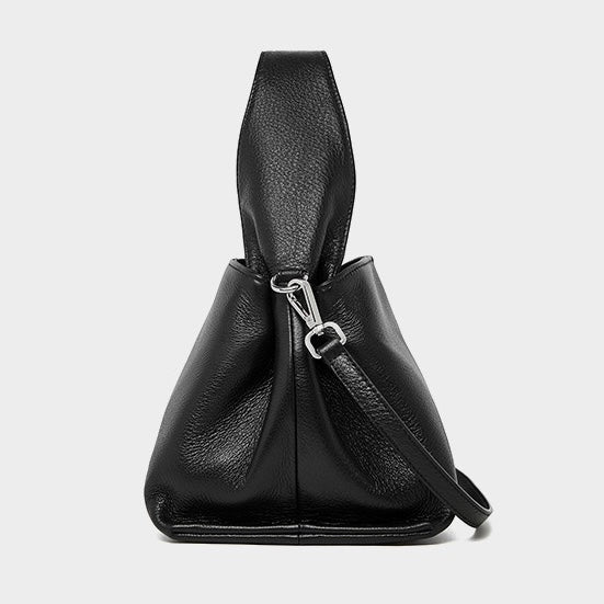 Womens Genuine Leather Vintage-Style Top-Grain Shoulder Bag in Classic Design