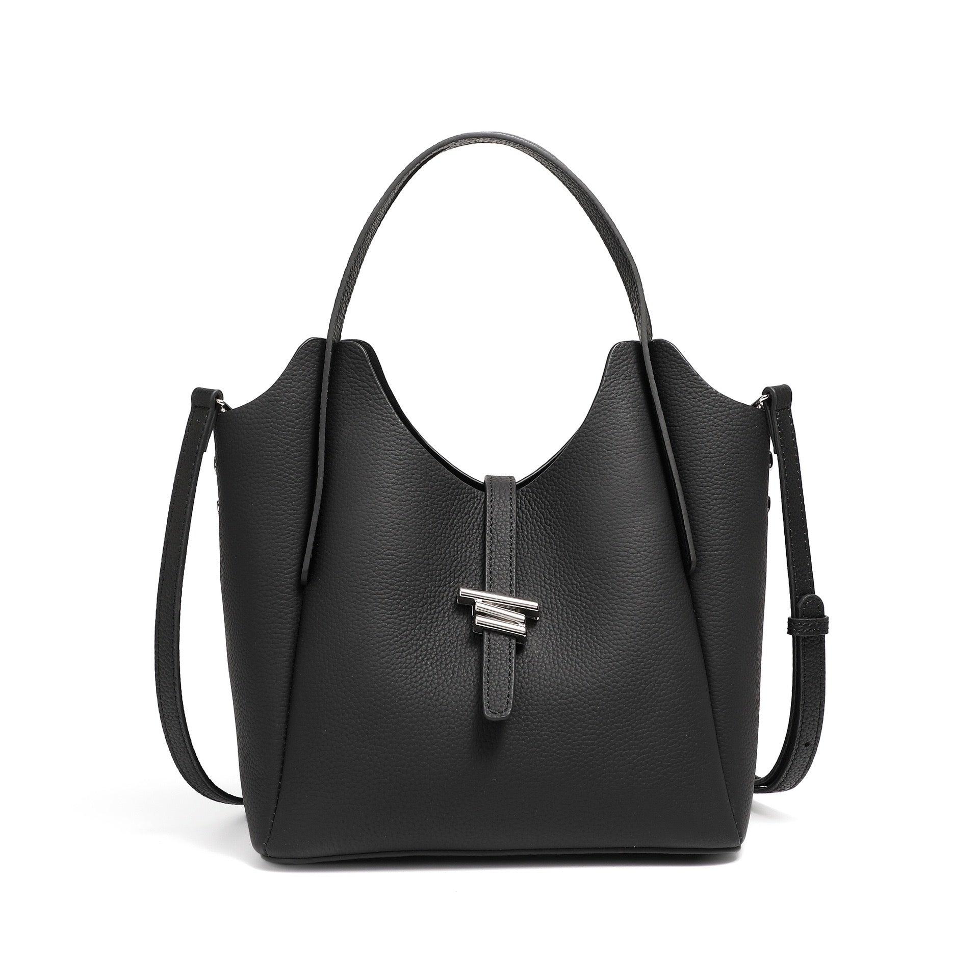 Womens Genuine Leather Commuter Top Handle Crossbody Shoulder Bag In Minimalist Style