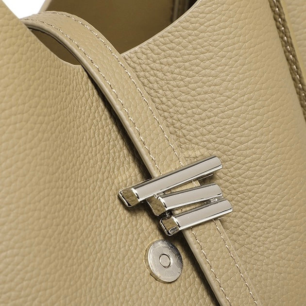 Womens Genuine Leather Commuter Top Handle Crossbody Shoulder Bag In Minimalist Style