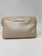 Petit sac bandoulière en Cuir Champagne, Annie