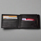 JBG International Men's Center Wing Bifold Leather RFID Wallet