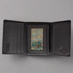 JBG International Men's Flip Up Trifold Leather Wallet