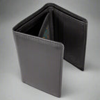 JBG International Men's Flip Up Trifold Leather Wallet