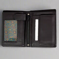 JBG International Men's Snap Close Flip Bifold Leather Wallet