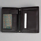 JBG International Men's Snap Close Flip Bifold Leather Wallet