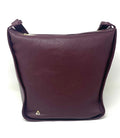 sac à main souple en bandoulière, Aubergine, Julie