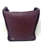 sac à main souple en bandoulière, Aubergine, Julie