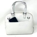 Sac à main en cuir blanc - Justine