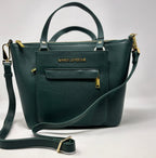 Sac à Main en cuir véritable Dark Green | Lina