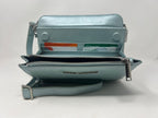 Petit sac bandoulière avec porte carte détachable bleu céleste | Kennedi