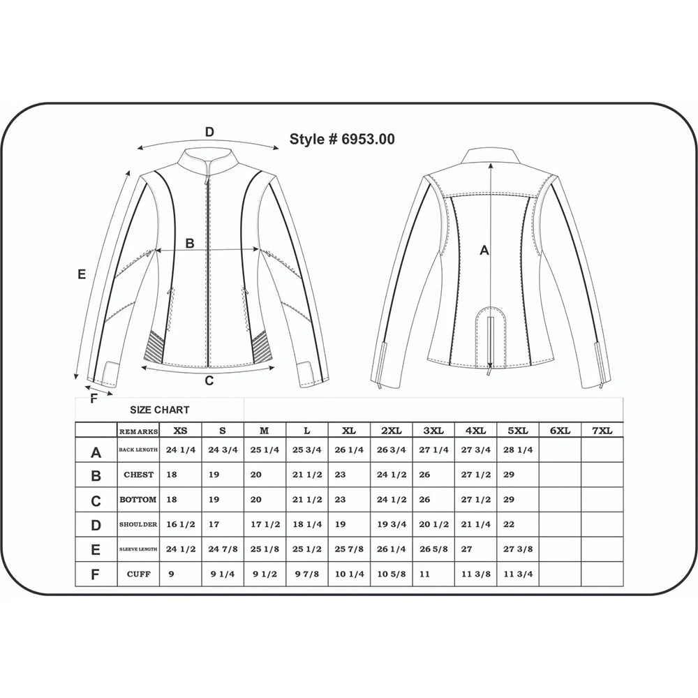 Unik International Women's Hoodie Motorcycle Jacket
