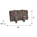 Open Road Distressed Leather Tool Bag