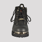 Milwaukee Leather Men's 6" Double Zip Lace Up Motorcycle Boots