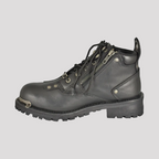 Milwaukee Leather Men's 6" Double Zip Lace Up Motorcycle Boots
