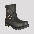 Milwaukee Leather Men's Wide 6" Side Zip Motorcycle Boots