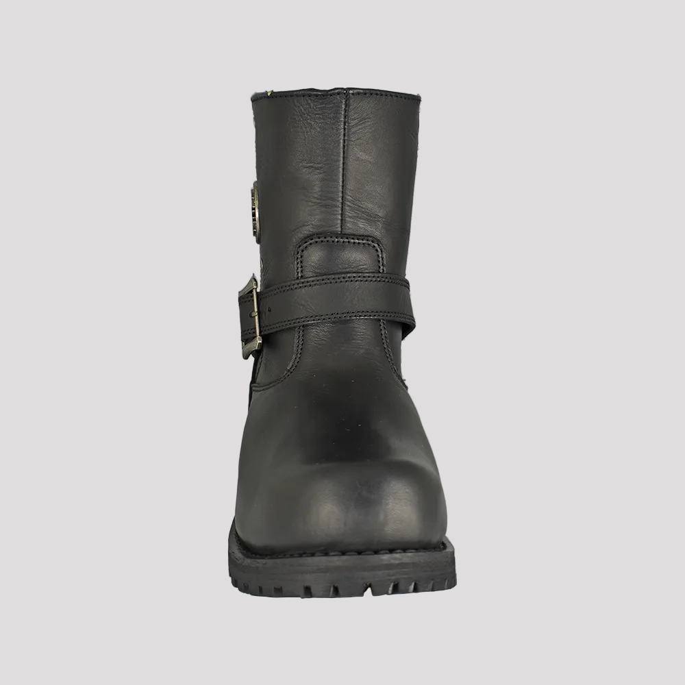 Milwaukee Leather Men's Wide 6" Side Zip Motorcycle Boots