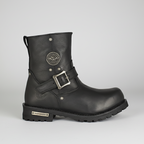 Milwaukee Leather Men's Wide 6" Side Zip Motorcycle Boots