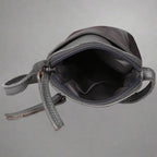 MET Small Leather Crossbody Bag | Compact Phone Bag with Front & Back Pockets