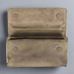 MET Women's Magnet Closure Trifold Leather Wallet
