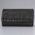 MET Women's Magnet Closure Trifold Leather Wallet