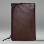 MET Women's Two Tone Zip Around Leather Wallet