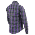 Milwaukee Leather Women's Armoured Plaid Shirt