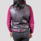 Open Road Women's Lace Side Leather Vest