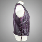 Open Road Women's Lace Side Leather Vest