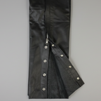 Open Road Unisex 4 Pocket Premium Leather Chaps