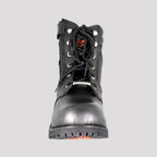 Milwaukee Leather Men's 6" Milwaukee Side Zip Lace Up Motorcycle Boots