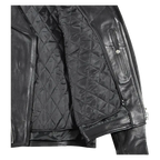 Men's Tall Classic Side Lace Leather Motorcycle Jacket