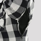 Milwaukee Leather Men's Plaid Flannel Armored Shirt Jacket